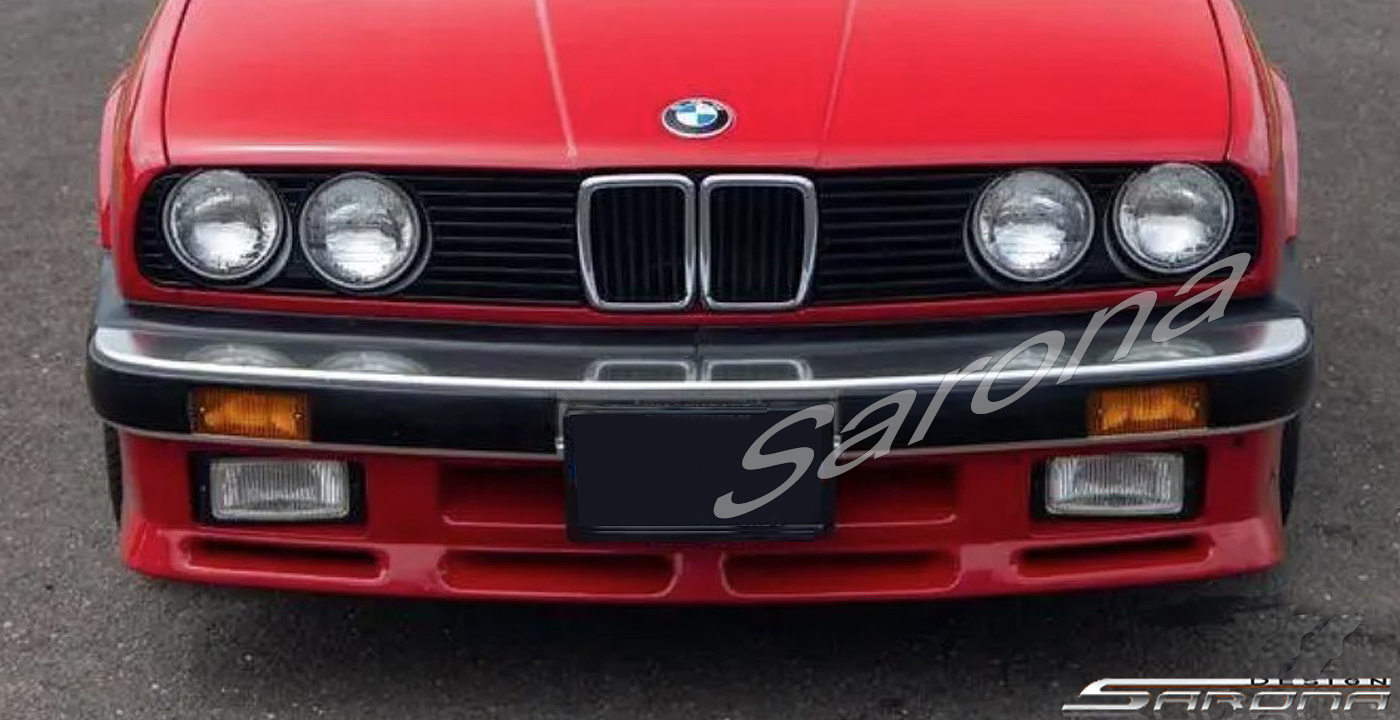 Custom BMW 3 Series Coupe, Convertible & Sedan Front Lip/Splitter (1984 - 1988) - $390.00 (Part #BM-023-FA)
